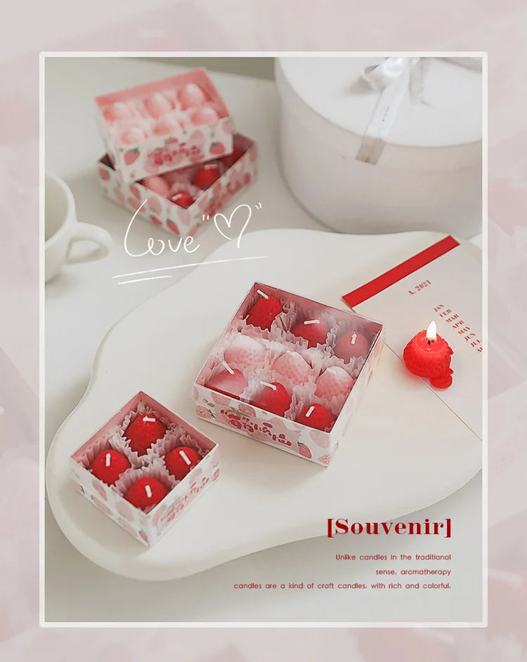 Bougies à la Fraise