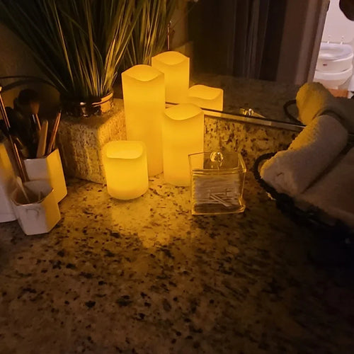 Bougies LED scintillantes