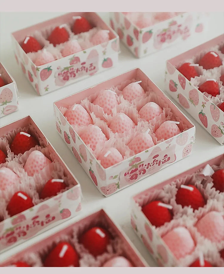 Bougies à la Fraise