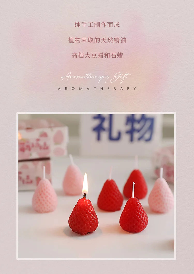 Bougies à la Fraise