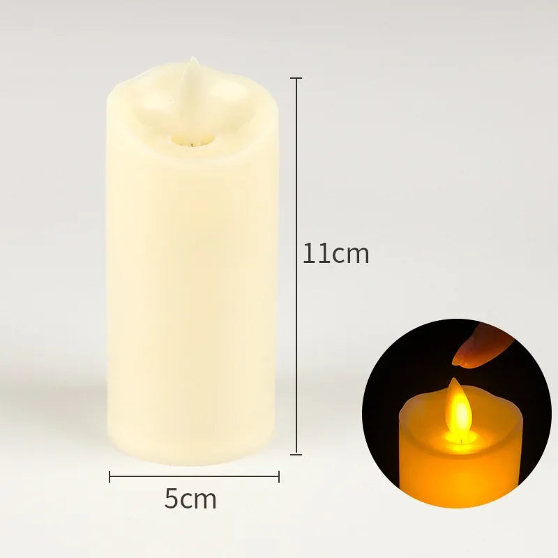 Bougies LED scintillantes