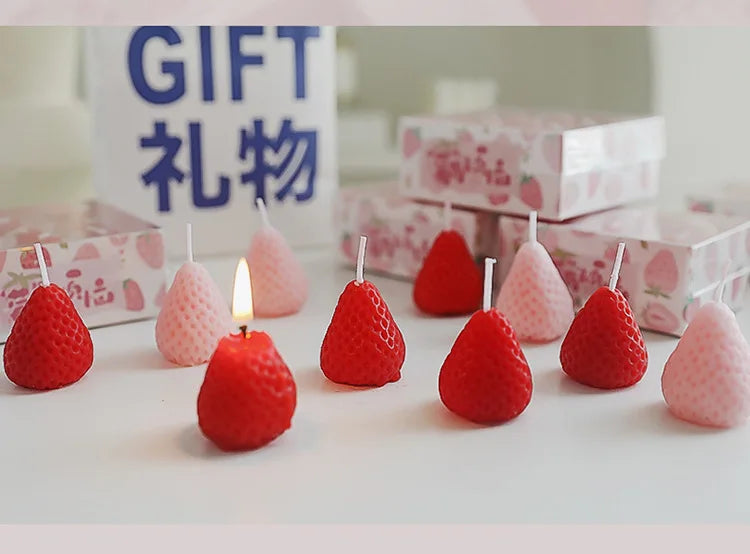 Bougies à la Fraise