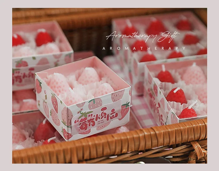 Bougies à la Fraise