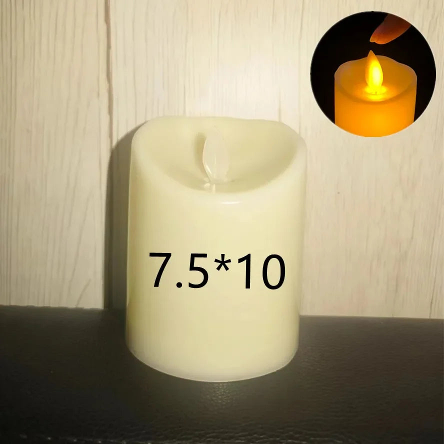 Bougies LED scintillantes